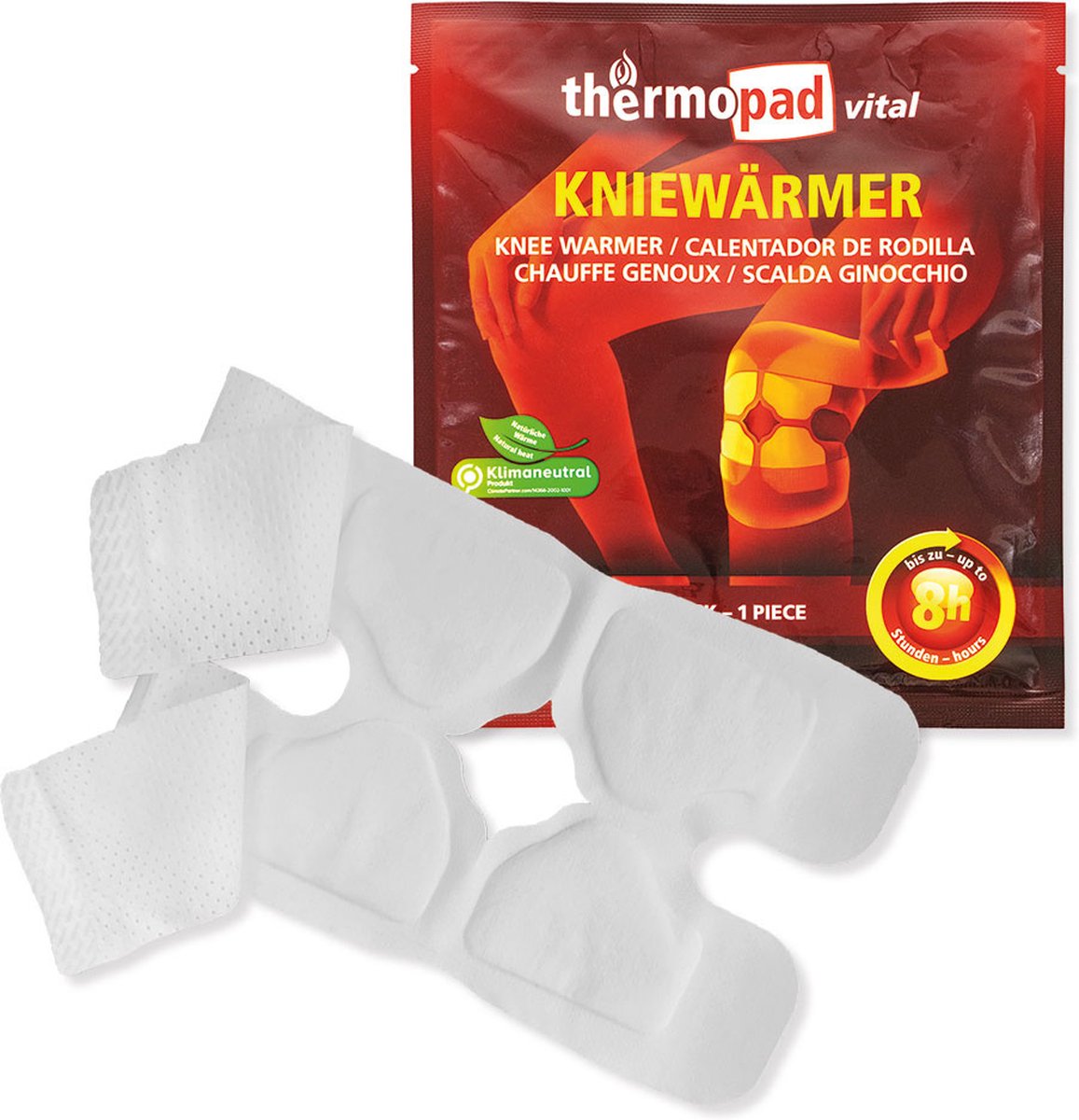 Goedkoopste Thermopad kniewarmers 1 stuk / tot 8 uur natuurlijk warme knieën!
