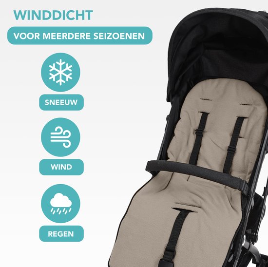 Achaté Voetenzak - Voor Kinderwagen of Stoeltje – Baby Slaapzak - Autostoel - Donkerblauw