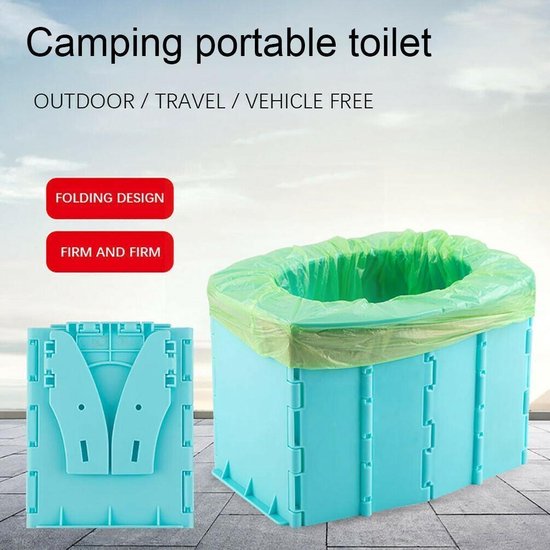Campingtoilet van 20 10 liter, met afneembare afvalwatertank, campingtoilet, draagbaar