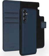 Accezz Hoesje Geschikt voor Samsung Galaxy A34 (5G) Hoesje Met Pasjeshouder - Accezz Premium Leather 2 in 1 Wallet Bookcase - Donkerblauw
