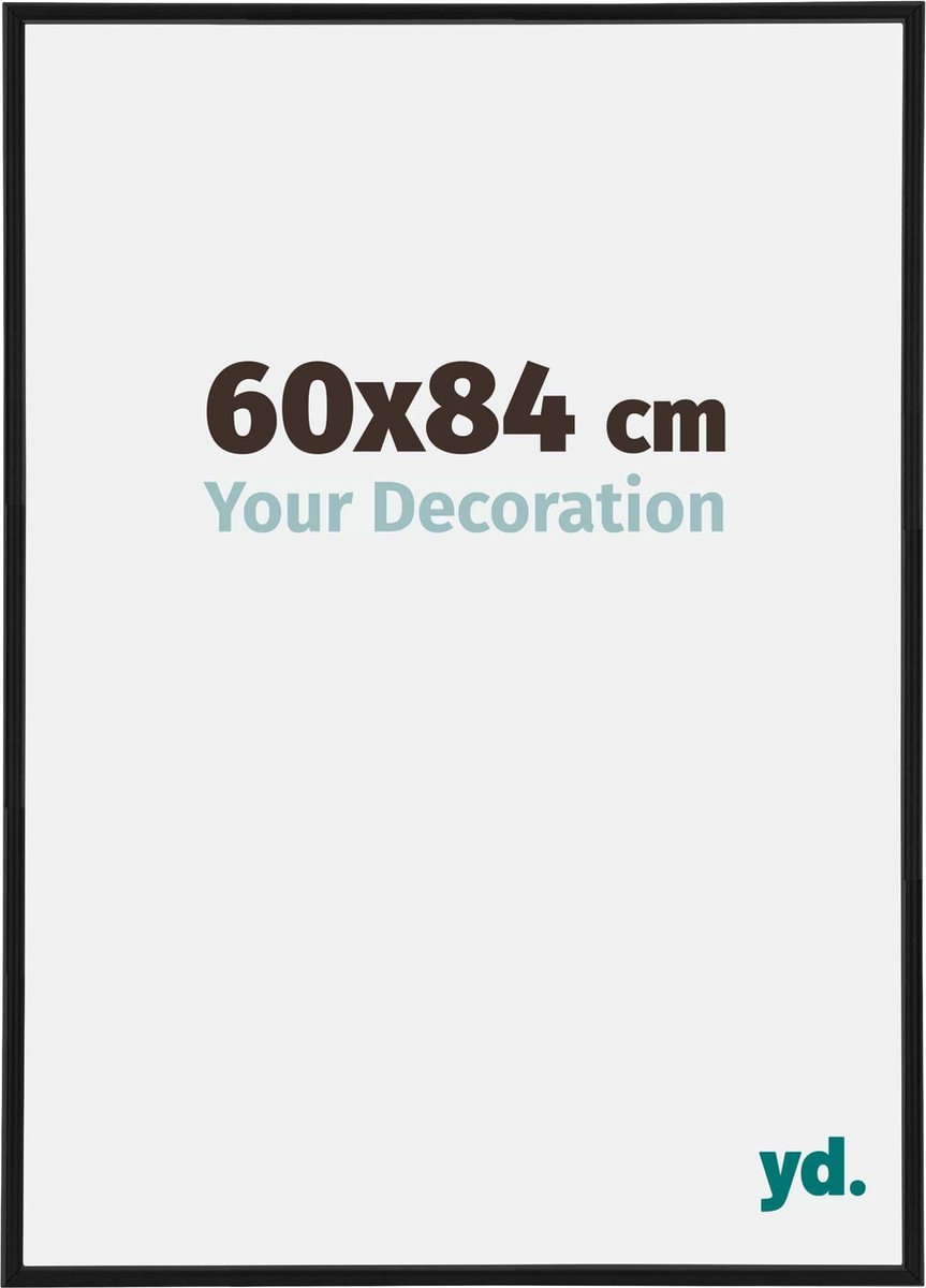 yd. Your Decoration - Fotolijst 60x84 cm - Kunststof - Zwart Mat - Annecy
