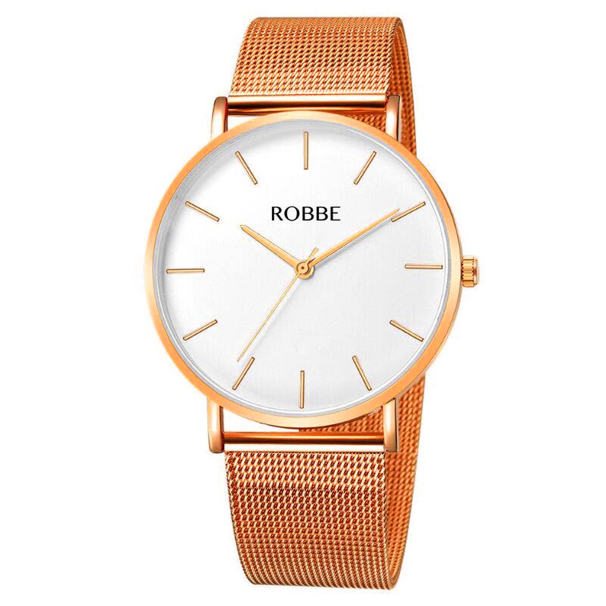 ROBBE Horloge Unisex - Roségoud - Godfrey - 40mm - Polshorloge