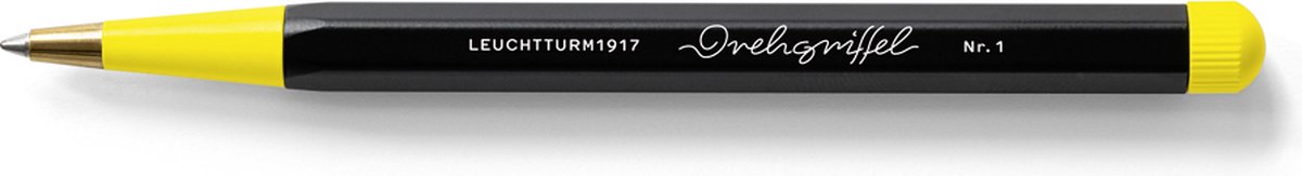 LEUCHTTURM1917 Drehgriffel Nr. 1 Balpen Bauhaus Edition (Black/Lemon)