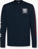 Red Bull Racing Longsleeve Blauw - Maat L - Hummel - Max Verstappen Kleding – Red Bull Racing 2023 – F1 2023 – Formule 1 – Longsleeve Heren – RBR Esports - Cadeau Voor Man – Mannen Cadeautjes – Vader Cadeautjes