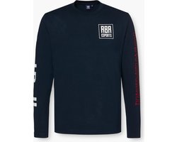 Red Bull Racing Longsleeve Blauw - Maat L - Hummel - Max Verstappen Kleding – Red Bull Racing 2023 – F1 2023 – Formule 1 – Longsleeve Heren – RBR Esports - Cadeau Voor Man – Mannen Cadeautjes – Vader Cadeautjes