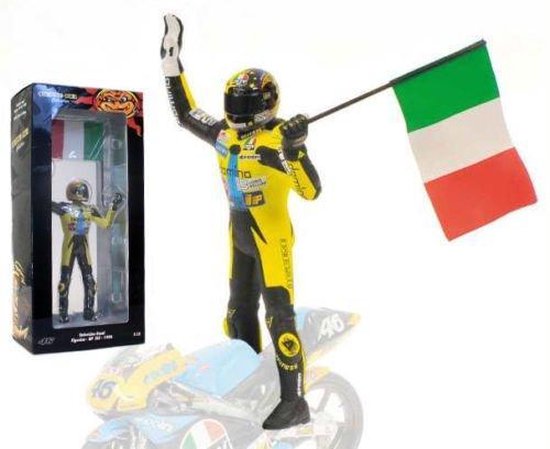 Figuur Valentino Rossi GP 125 1996 - 1:12 - Minichamps | bol