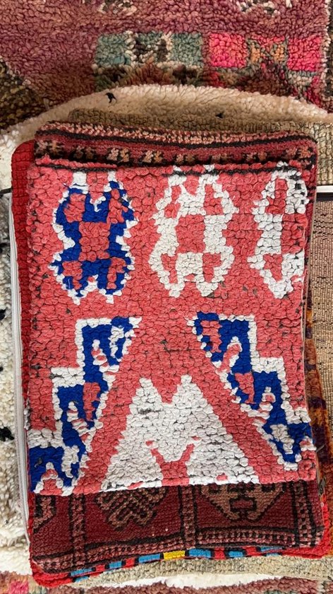 Vintage berber Kussen gevuld 254