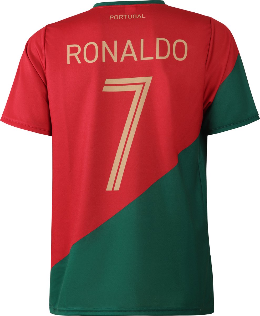 Ronaldo Portugal Voetbalshirt Thuis - Voetbalshirts Kinderen - Jongens en Meisjes - Sportshirts - Volwassenen - Heren en Dames - Maat 116