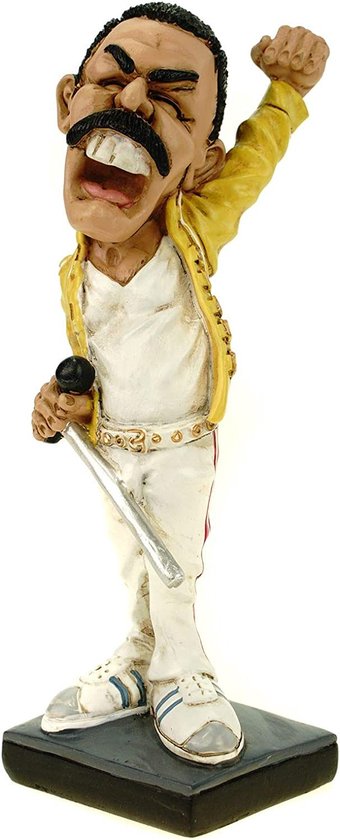 VOGLER Comical Jimi Figur - Handbemalte Kunststein-Figur Von Warren Stratford
