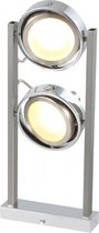 Globo hanglamp en vloerlamp Baroni - 2x beweegbare LED chrome