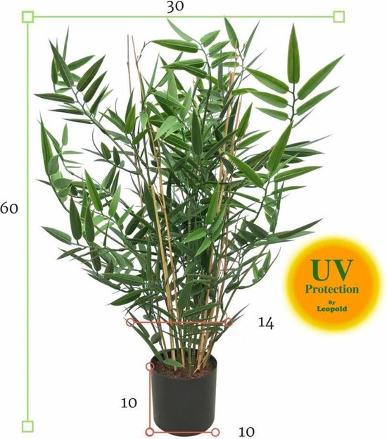 Bambou contrefait 60 cm UV pour extérieur