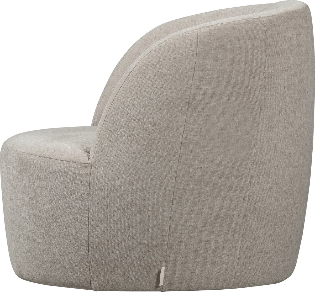 vtwonen Turn Draaifauteuil - Velvet - Naturel - 78x82x87