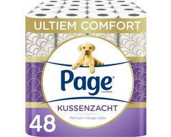 Page toiletpapier - 48 rollen - Kussenzacht wc papier (3-laags) - Voordeelverpakking
