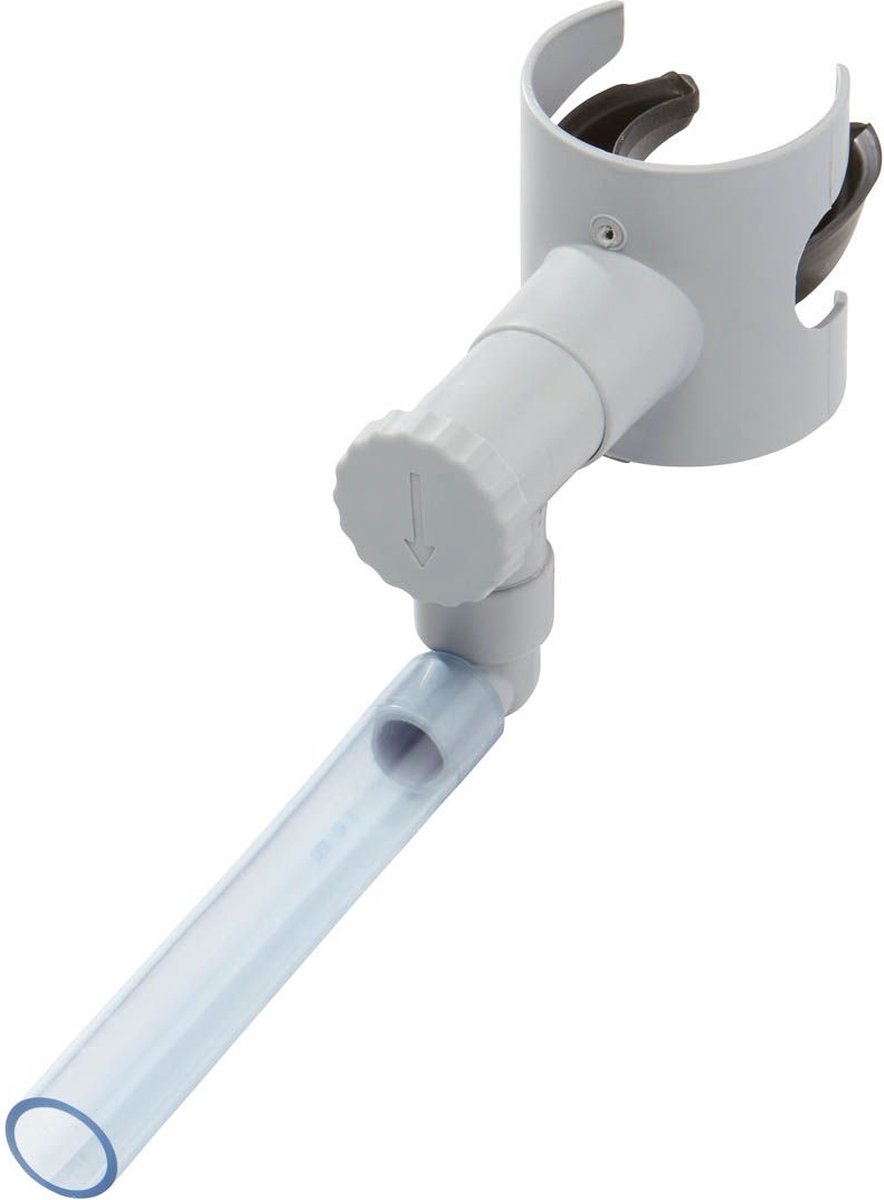 Soluvert Regenwatercollector - Aansluitset voor regentonnen op de regenpijp - Lichtgrijs