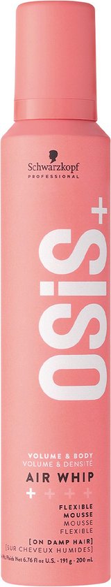 Schwarzkopf - Mousse Flexible OSiS+ Volume & Body Air Whip - 200 ml