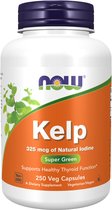 Kelp 250 capsules - zeewier met natuurlijke jodium, ondersteunt een gezonde schildklierfunctie | NOW