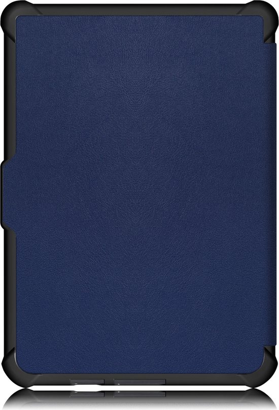 Hoes Geschikt voor Kobo Clara HD Hoesje Bookcase Cover Hoes - Hoesje Geschikt voor Kobo Clara HD Hoes Cover Case - Donkerblauw van Merkloos — afbeelding 4