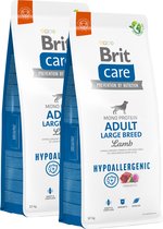 Brit Care Adult Large Breed Agneau & Riz Hypoallergénique 2 x 12kg