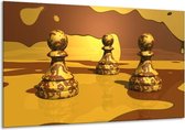 Jeu de peinture sur toile | Jaune marron | 120x70cm 1Hatch