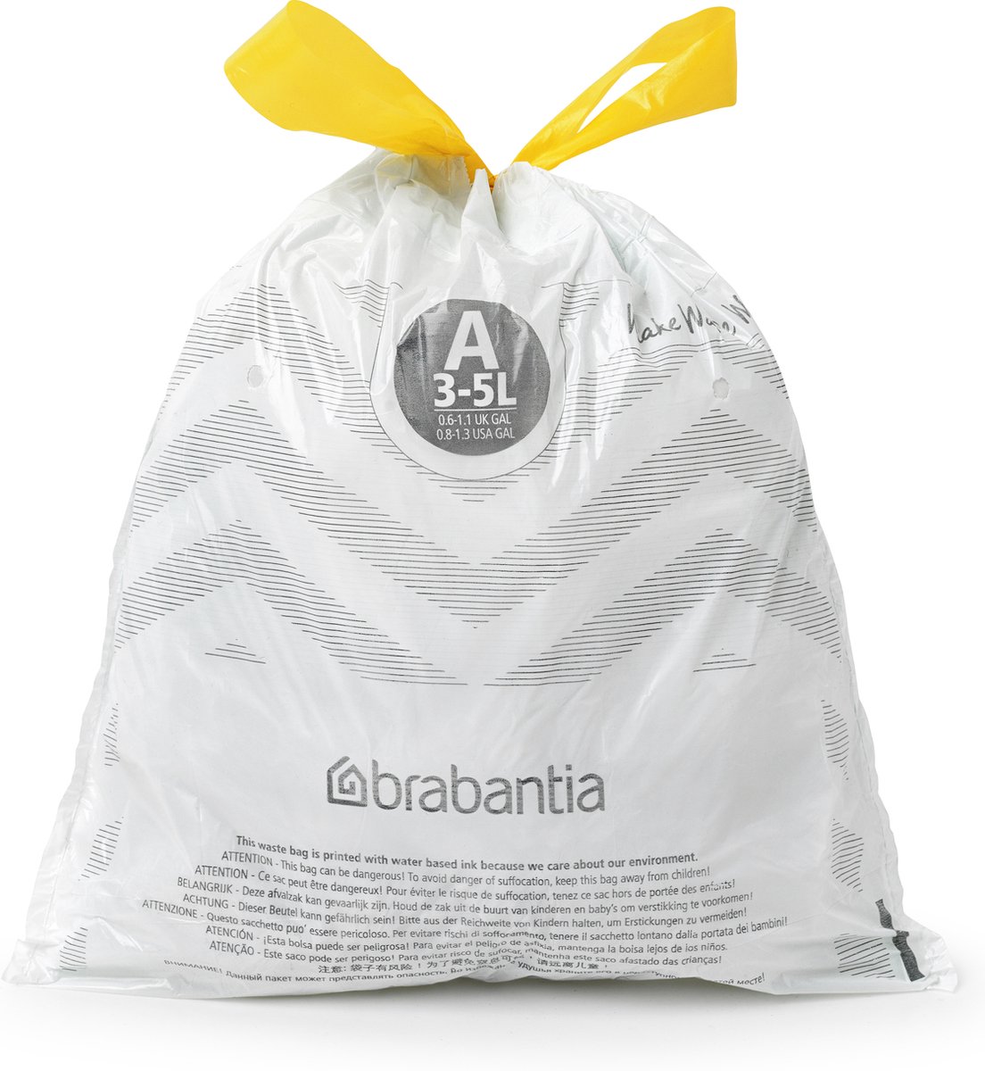 Goedkoopste Brabantia PerfectFit Afvalzak met trekbandsluiting - 3-5 l - Code A - 20 stuks