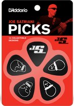 Joe Satriani Picks 0,71mm 10-pakket, zwart, 1CBK4-10JS