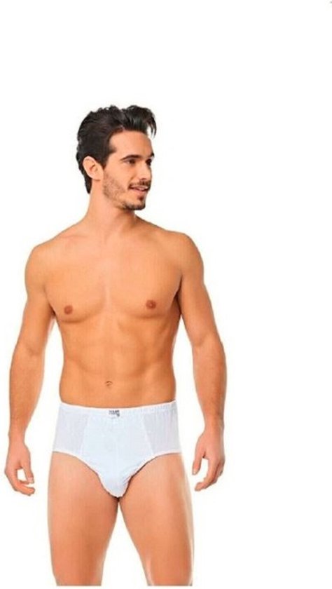 Lotus Mode - Sous-vêtements pour hommes - Slips pour hommes - % 100 Katoen - Taille M - Wit