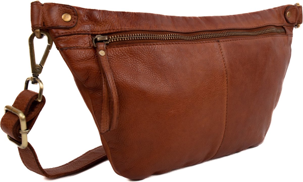Bear Design Ariana Leren Heuptas - Cognac