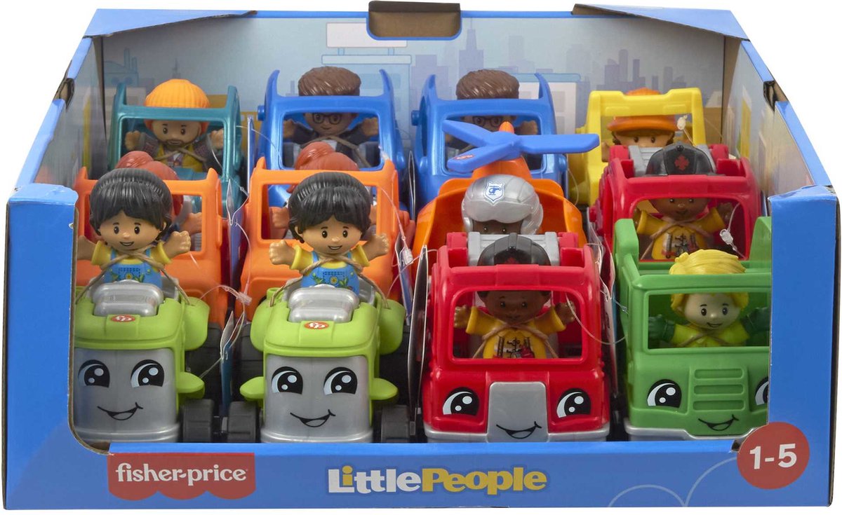 FP Little People Kleine Fahrzeuge Sort.