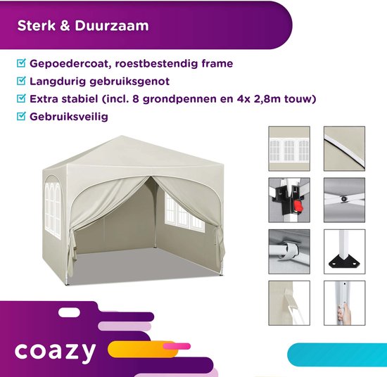 Partytenten Push-Up kopen? ✔️ Tot 35% korting