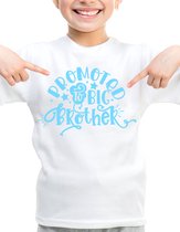 Grote broer - - Kinder T-Shirt - Wit - Maat 122 /128 - T-Shirt leeftijd 7 tot 8 jaar - Grappige teksten - Cadeau - Shirt cadeau - verjaardag -