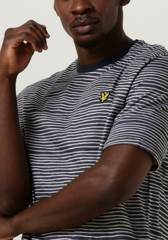 Lyle Scott Breton Stripe T shirt Polo s T shirts Heren Polo shirt
