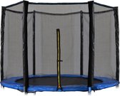 Trampoline veiligheidsnet -244 cm - buitenrand - 6 palen