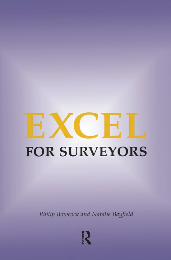 Excel for Surveyors - cover
