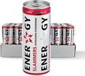 Slammers Energy Drink - Energiedrank - sleekcan - 24x25 cl - NL