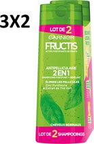 Bol.com GARNIER FRUCTIS - ANTI ROOS SHAMPOO - VOORDEELVERPAKKING - 250ML Á - 6 STUKS aanbieding
