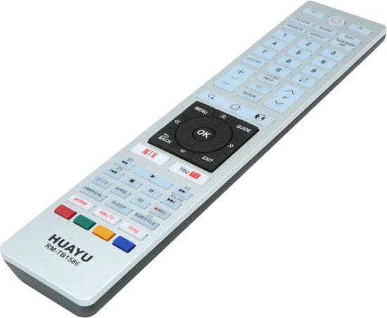 Télécommande pour tous les téléviseurs Smart Toshiba - Télécommande  universelle Slimtron