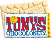 Tony's Chocolonely Witte Chocolade Reep - 180 gram