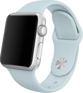 Sport band - turquoise - Geschikt voor Apple Watch  - 38mm en 40mm - ML - iwatch - Horlogeband Armband Polsband