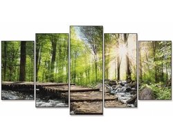 Schipper Schilder Bij de Wildbach - 132x72 Cm - Multi