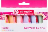 Talens Art Creation Set Acrylique Pastel 6x12 ml