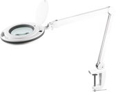 Rebel LED tafellamp met vergrootglas en verstelbare arm voor tafelmontage 5D 10W 6500K wit