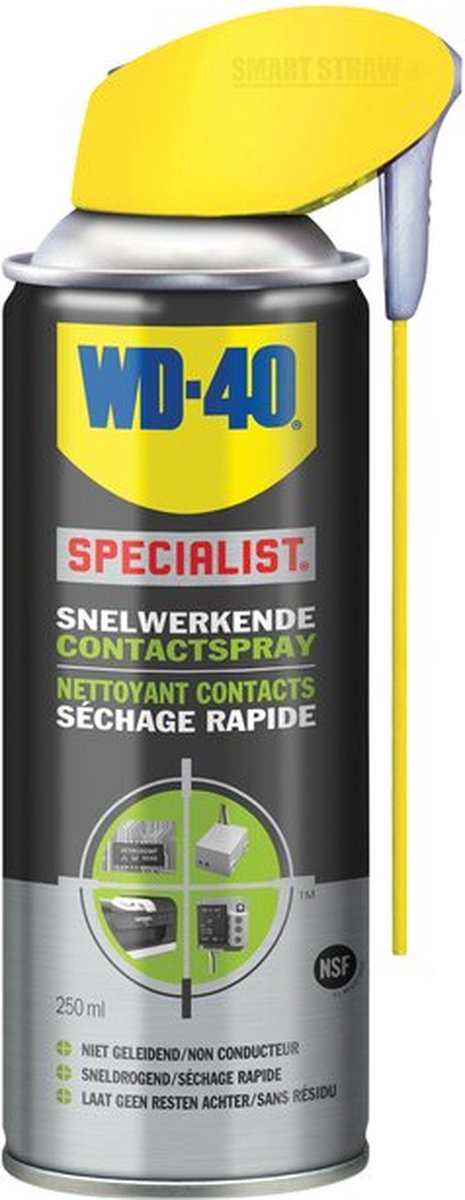 WD-40 Specialist® Contactspray - 250ml - Contact Cleaner - Contactreiniger  - Voor... | bol.com