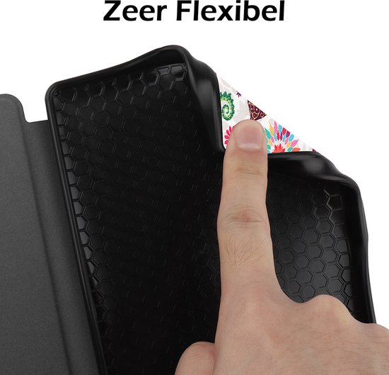 Hoes Geschikt voor Kobo Nia Hoesje Bookcase Cover Book Case Hoes Sleepcover - Vlinders van SmartCase — afbeelding 5