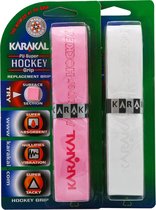 karakal grips - 2 stuks - wit en roze