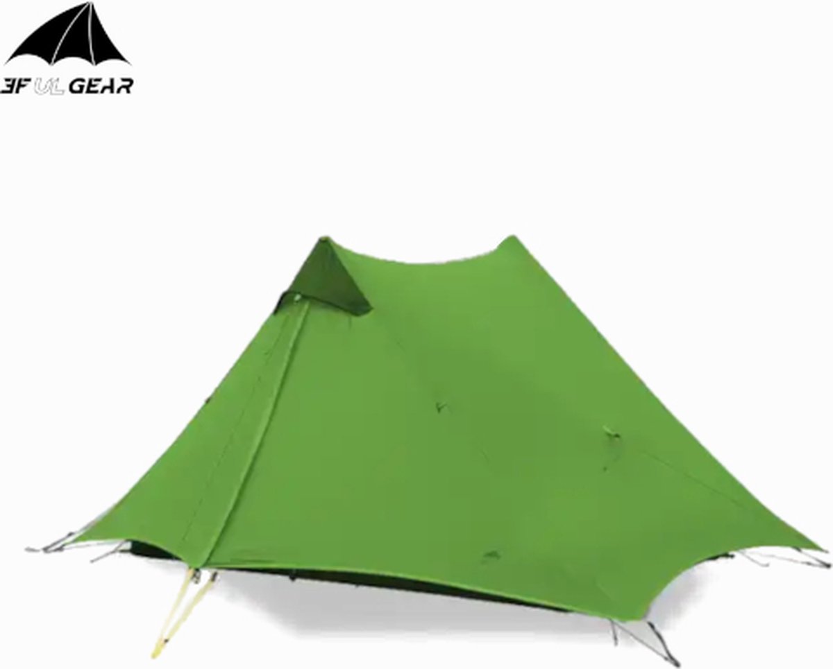 3F UL GEAR® Lanshan 2-persoons Tent - Ultra Lichtgewicht - 4 seizoenen trekking tent - Waterdicht - Kampeertent - Kamperen - Dubbeldaks trekkerstent - Hiking & Wandelen