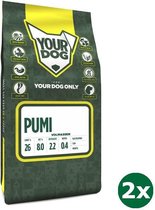 2x3 kg Yourdog pumi volwassen hondenvoer
