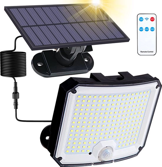 Lampe Solaire Exterieur 24 LED - Detecteur de Mouvement +