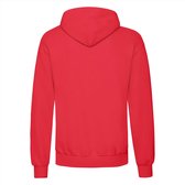 Fruit of the Loom - Classic Hoodie - Rood - S