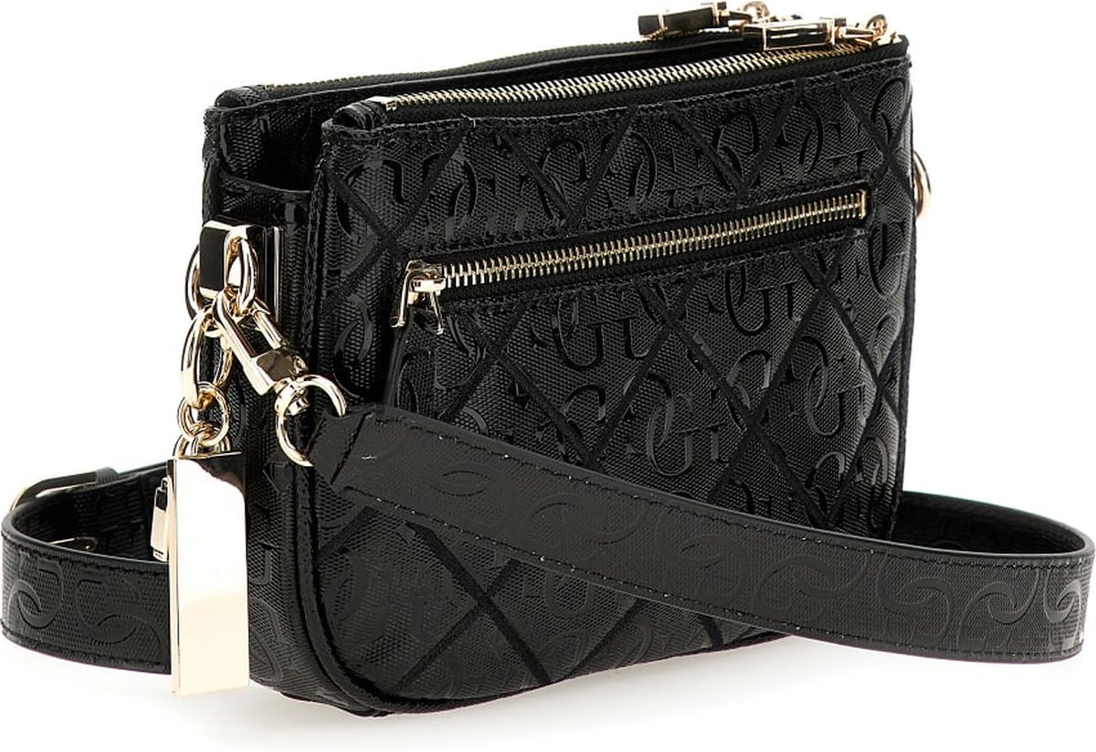 Guess Caddie Status Crossbody Dames Tas Zwart bol