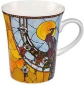 Goebel - Louis Comfort Tiffany | Koffie / Thee Mok Pauw | Beker - porselein - 400ml